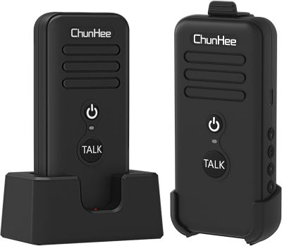 ChunHee Intercoms Wireless System Home Use for Elderly/Kids, Two-Way Communication Caregiver Pager Nurse Calling System for Patient/Senior/Disabled/Pregnant