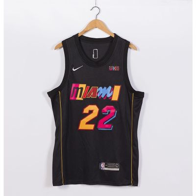 Hot Newest Top-quality New arrival 2022 2023 Newest shot goods Most popular 22/23 Top quality Ready Stock High quality 2022 NBA New Season Miami Heat 22 Jimmy Butler Jersey Black Basketball Jerseys