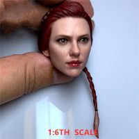 16 Scarlett Johson หญิงสาวถักเปียหัวแกะสลักรุ่นเหมาะสำหรับ12 Tbleague JIAOU Phicen Suntan รูปการกระทำร่างกาย