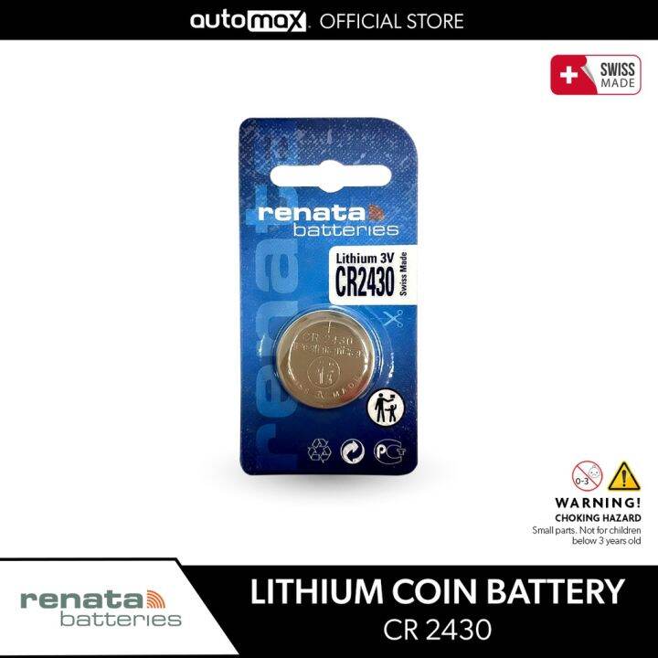 Renata CR2430 Lithium Battery 3V♜ | Lazada PH