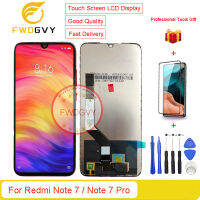 FWDGVY 6.3 "จอแสดงผล LCD ดั้งเดิมสำหรับ Xiaomi Redmi Note 7 M1901F7G หน้าจอสัมผัสชุดเครื่องอ่านพิกัดสำหรับ Redmi Note7 Pro M1901F7S Lcds