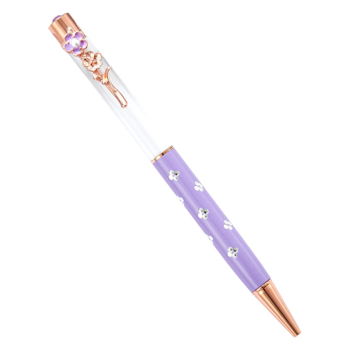 in-stock-โดยตรง-ปากกา-ปากกาลูกลื่นโลหะที่ทำด้วยมือ-ปากกาคริสตัลที่ใส่ปากกาดอกไม้สร้างสรรค์