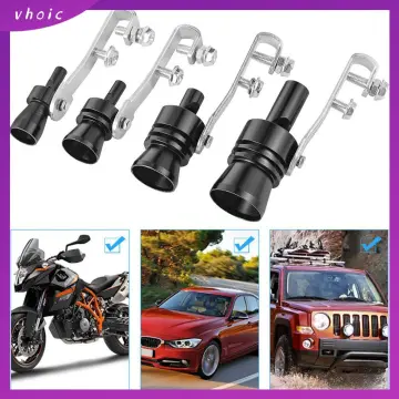 S M L XL Car Motorcycle Exhaust Pipe Turbo Sound Whistle Simulator