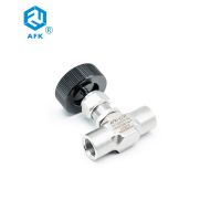 Mini Air Needle Valve Stainless Steel Gas NPT Female 6000PSI On/Off  1/8"  1/4"  3/8"  1/2"  3/4"