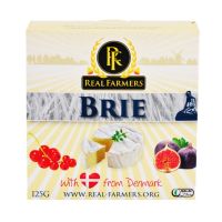 จัดมาให้คุณ?( X 1) REAL FARMERS CHEESE 125 g. ชีสนำเข้าจากเดนมาร์ก ขนาด 125 กรัม Camembert [RM06]