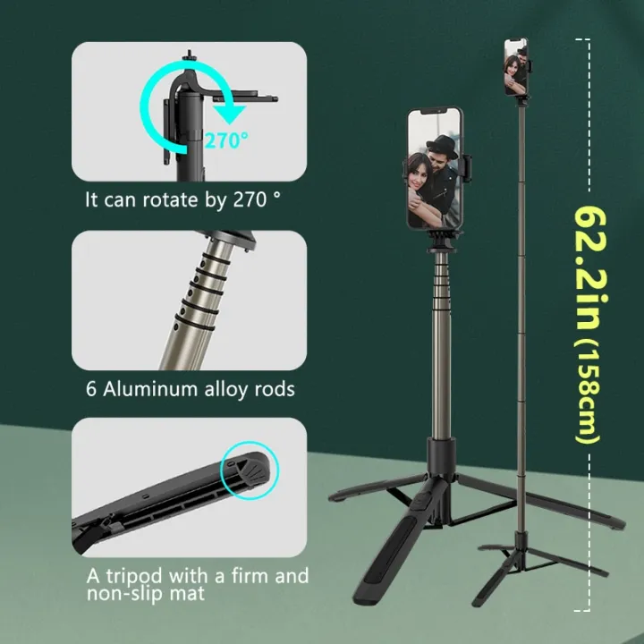 ไม้เซลฟี่-q06อะลูมินัมอัลลอย156ซม-ยืดได้3in-รีโมท1ขาตั้งกล้องขาเดียวพับได้บลูทูธกล้องขาตั้งสามขาสำหรับกล้อง-go-pro-สมาร์ทโฟนถ่ายทอดสด
