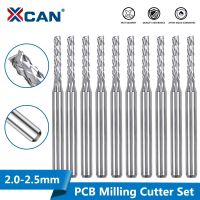 เครื่องตัดมิลลิ่ง PCB 10pcs 2.0 / 2.1 / 2.3 / 2.4 / 2.5mm Corn Router Bit ทังสเตนคาร์ไบด์มินิ CNC แกะสลัก Bit End Mills