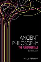 หนังสืออังกฤษใหม่ Ancient Philosophy : The Fundamentals (Fundamentals of Philosophy) [Paperback]