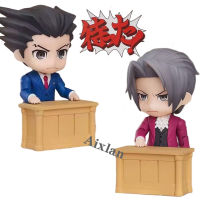 10ซม. Ver.q Ace Attorney อะนิเมะเกม Phoenix Wright 1761 Miles Edgeworth 1762 PVC Action Figure ของเล่นคอลเลกชันเด็กของขวัญ