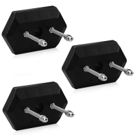 6 Packs Wall Mount Skateboard Holder Skateboard Hanger for Skateboard Deck Display And Storage