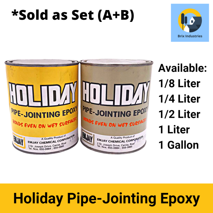 Holiday Pipe Jointing Epoxy All Sizes Available Component A and B Set