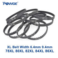 Powge Xl เข็มขัดจับเวลา78/80/82/84/86กว้าง6.4มม. 025 9.4มม. 037ฟัน39 40 41 42 43สายพานซิงโครนัส78xl 80xl 86xl 84xl 82xl