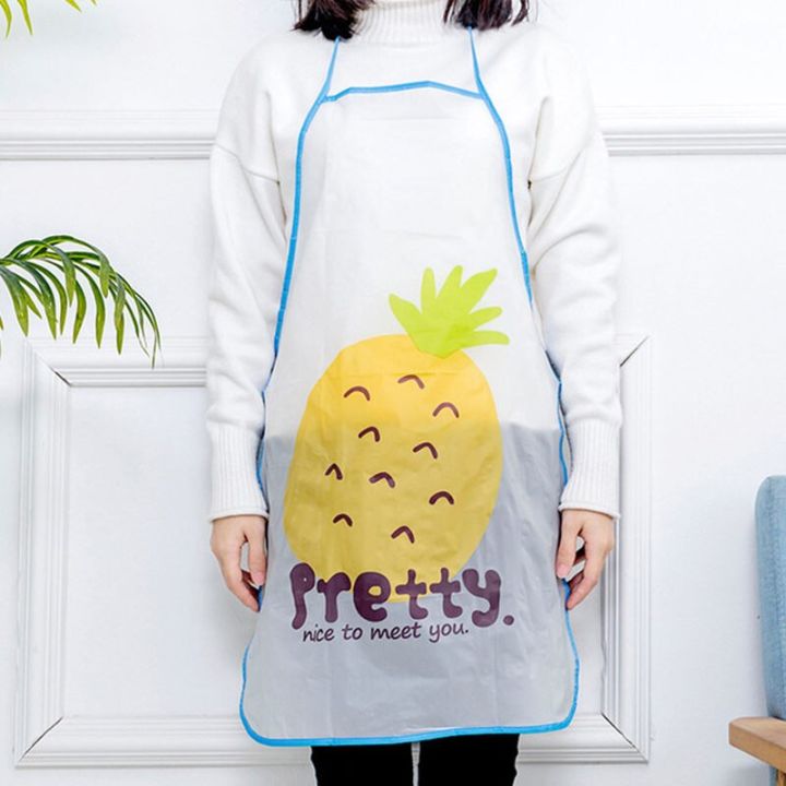 fruit-pattern-pvc-apron-kitchen-cooking-waist-bib-sleeveless-waterproof-anti-oil-aprons-kitchen-accessories-cooking-bib-apron-aprons