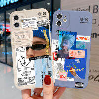 Statue Lable เคสโทรศัพท์ซิลิโคนสําหรับ ฝาครอบป้องกัน เคสไอโฟน IPhone11 12 13 Pro Max 7 8 Plus 7 8 8G 7G Plus X Xr Xs Max SE 2020 เคสขอบสีสกีนลายกันรอยกล้อง เคสสวยๆส