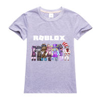 Ro Blox ครึ่งแขนเสื้อ Bottoming ฤดูร้อน Bottoming เสื้อผ้าฝ้าย100% Tshirt เด็กเด็กผ้าฝ้าย Tshirt