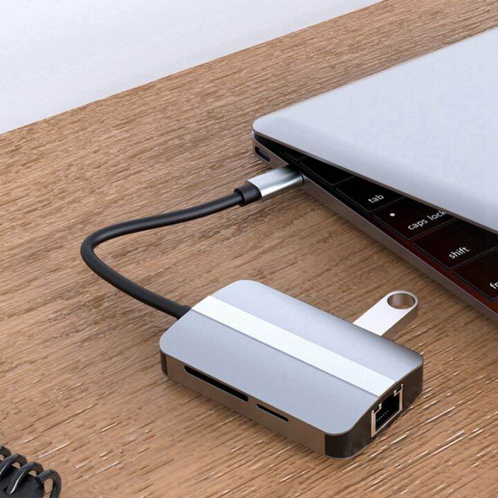 1-pcs-type-c-usb-hub-dock-station-splitter-usb-c-to-usb-hub-usb3-0-usb2-0-rj45-sd-tf-card-reader-for-laptop