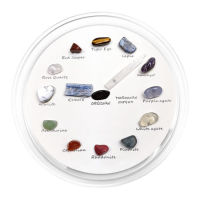 Crystals and Gemstones Rock Collection of Healing Crystals Beautiful Multifunction Healing Crystals for Desktop Decoration Stone Collector DIY Supply diplomatic