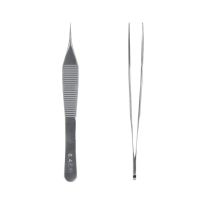 12.8cm Stainless Steel Vtissue Tweezers Ophthalmic Tissue Tweezers with Hook No Hook Ophthalmic Instrument