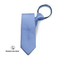 Giorgio Del Sarto Adults Zipper Tie Blue ไทซิป เนคไทสำเร็จรูปสีฟ้า