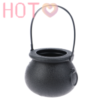 Hot? 1pcs Halloween Candy POT cauldron ความแปลกใหม่ฮาโลวีนถังเครื่องประดับแม่มดของเล่น