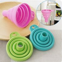 Limited Time Discounts Silicone Folding Telescopic Long Neck Funnel Household Liquid Dispensing Funnel Various Colors For You To Choose Kitchen Tools