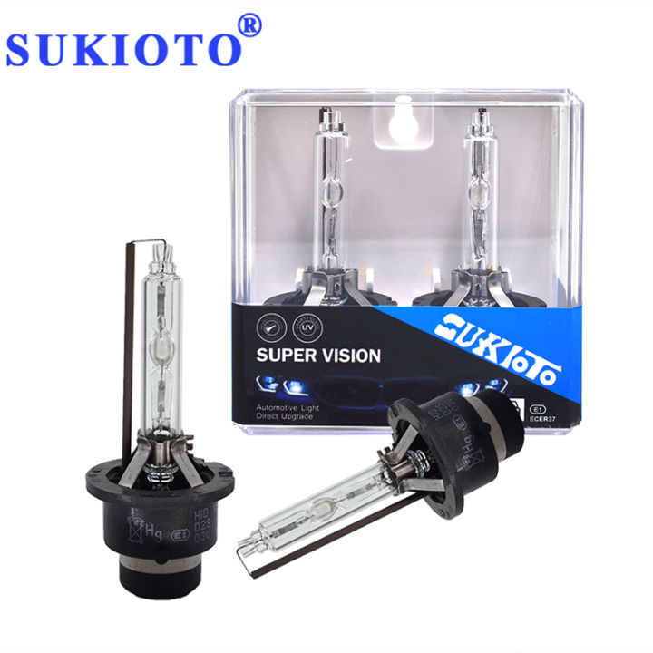 sukioto-ต้นฉบับ2ชิ้น-d2s-hid-หลอดไฟซีนอนรถยนต์จัดแต่งทรงผม12โวลต์35วัตต์-d4s-6000พัน4300พัน5000พัน8000พันออโต้คาร์ไฟหน้าเปลี่ยนหลอดไฟ