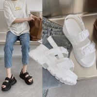 CODadoqkxDGE （Ready Stock) Plus Size 41 42 Womens Sandals Casual Open Toe Flat Comfortable Thick Bottom Outdoor Shoes Sport Sandals