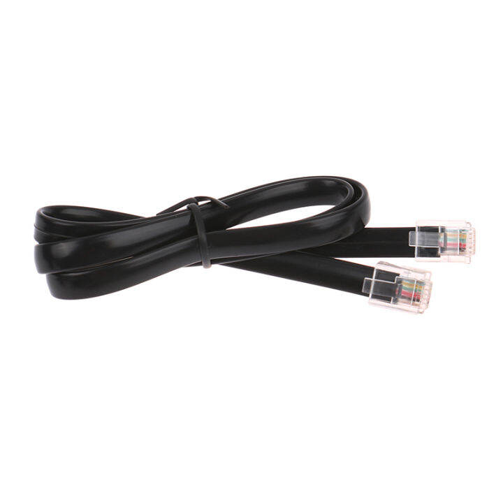 kui-min-6p6c-rj12-st4สายเคเบิลกล้องอัตโนไฟสำหรับ-ioptron-ieq45-ieq30-kabel-คริสตัล-jumper-โทรศัพท์0-5-1-2-3-5เมตร