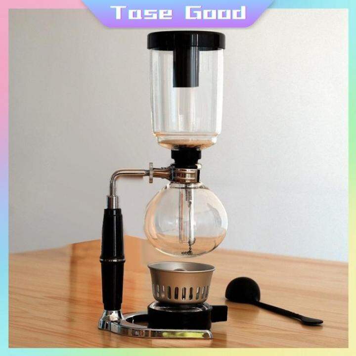Handheld Siphon Coffee Maker 5cups Heatresistant Glass Coffee Filter