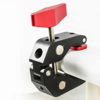 New Super Clamp Mount Aluminum with 3/8" 1/4" Female Clip for Camera Tripod Desk Table Magic Arm Video Studio Bracket Bicycle