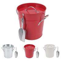 Drink Buckets for Parties Parties Wine Drink Bar Ice Buckets Supplies with Scoop and Handle Sturdy Galvanized Bucket for Dining Room Picnic Social Activities Family Gathering responsible