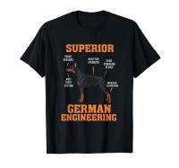 Dobermans: Superior German Engineering I Gift Tee Shirt For Men O-Neck Tops Male New Fashion For Men Short Sleeve Homme Suit