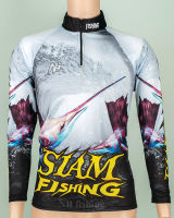 เสื้อตกปลา,ปั่นจักรยาน FO Black Gold SIAM FISHING (สินค้าพร้อมจัดส่ง) ป้องกันแสง UV เนื้อผ้าผิวสัมผัสนุ่มนิ่ม,ใส่แล้วรู้สึกเย็นสบาย,ระบายอากาศดี