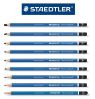 ดินสอไม้ STAEDTLER บรรจุ 1 แท่ง ดินสอไม้คุณภาพสูง ดินสอไม้เขียนแบบ ดินสอสเก็ตภาพ