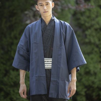 เสื้อคาร์ดิแกน Kimono Lelaki Haori Kimonos คาราเต้ซามูไร Kostum Kimono Japones Tradisional Jepun Lelaki Pakaian Lelaki Yukata KK3197