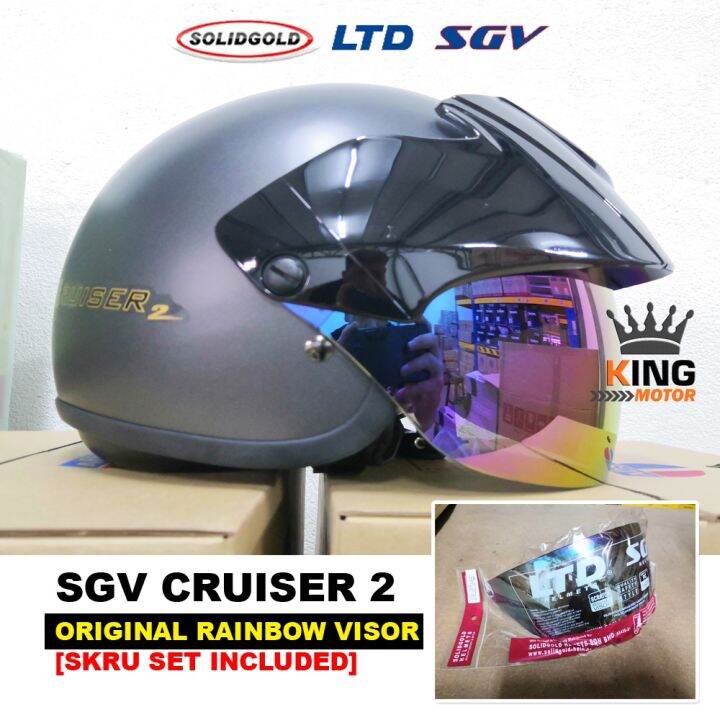 helmet SGV CRUISER ORIGINAL VISORSKRU SET INCLUDED Lazada