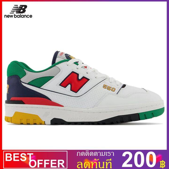 new-balance-550-รองเท้าลำลองผู้ชาย-multi-color-white-multicolor-รหัส-bb550cl1-ถูกสุดพร้อมโปรโมชั่นและสวนลด-สินค้ามีจำนวนจำกัด-สินค้ามีจำนวนจำกัด