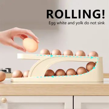 Egg Spiral Dispenser, Modern Spiraling Egg Skelter Rack Creative Space  Saving Storage Holder Basket for Kitchen Home