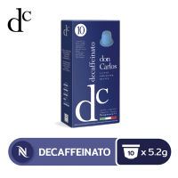 Nespresso Capsule Don Carlos Decaffeinate 10x กาแฟแคปซูล ดีแคฟ Nespresso