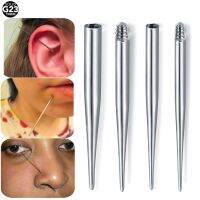 1PC Titanium Insertion Pin Taper Threaded Ear Taper Labret Lip Nose Nipple Dermal Pull Pin Tools Body Piercing Jewelry Electrical Connectors