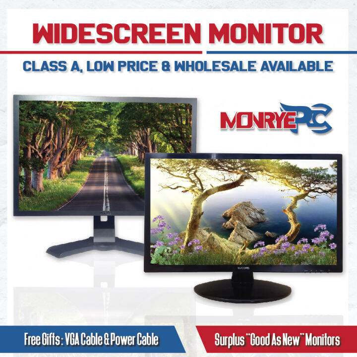 Branded Monitor CLASS A 24"/22"/19"/17" (Preloved) Lazada PH