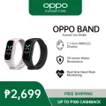 [NEW] OPPO Band B1 | 1.1-inch AMOLED Screen | Continuous SpO2 Monitoring | Real-Time Heart Rate Monitoring | 12 Workout Modes | 50-Meter Water Resistance | Notification Sync. 