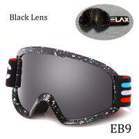 ELAX BRAND NEW Double Layers Anti-Fog Ski Goggles Snowmobile Masks Eyewear Men Women Skiing Glasses Snow Snowboard Googles