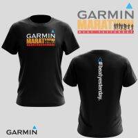 ♚▼♂ 2032 Garmin เสื้อยืดวิ่งมาราธอน กลางแจ้ง