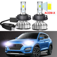 2ชิ้นรถยนต์ LED หลอดไฟหน้าสำหรับฮุนไดทูซอน2019 2020 2021ไฟต่ำสูงด้วย ACEM-X ชิป