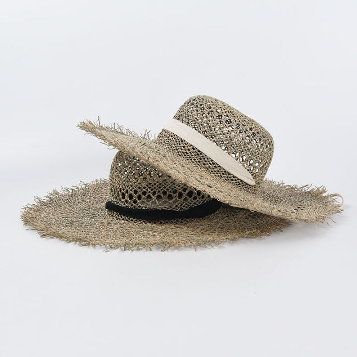 wholesale-summer-hollow-sun-hat-cooling-flopy-straw-hats-with-rope-ladies-dome-beach-hats-holiday-travel