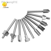 【DT】hot！ 10pcs 1/8  3mm Shank Router Bits Set Woodworking Repair Bit