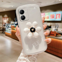 เคสขาตั้งรูปดอกไม้สุดหรูเคสโทรศัพท์ป้องกันกล้องซิลิโคน5G Y78 Y36 VIVO 4G VIVOY36เคสนิ่ม2023