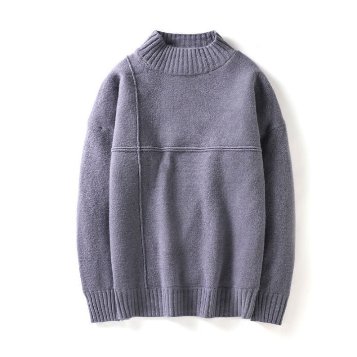 hnf531-mens-sweater-2021-spring-and-autumn-new-long-sleeved-turtleneck-sweater-korean-fashion-trend-all-match-pullover-sweater