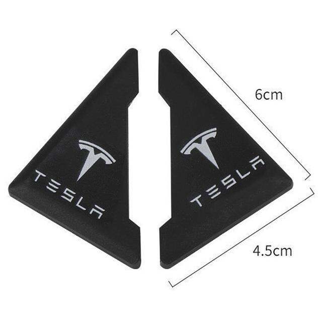 cw-2pcs-rubber-car-logo-door-cover-anti-scratch-protector-decal-tesla-3-x-y-model-s-roadster